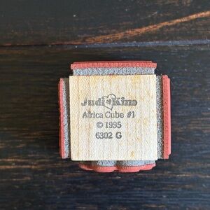 JudiKins Africa Cube # 1 Vintage 1995 Rubber Stamp 6302 G
